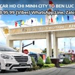 PRIVATE CAR HO CHI MINH CITY TO BEN LUC LONG AN