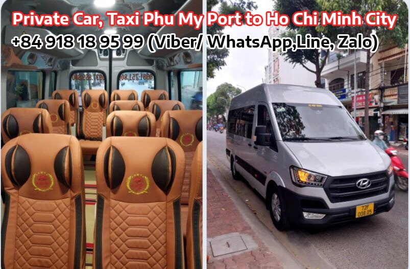 Private car, Taxi From Phu My Port to Ho Chi Minh City