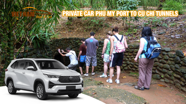 Car Rental service from Phu My Port to Cu Chi Tunnels